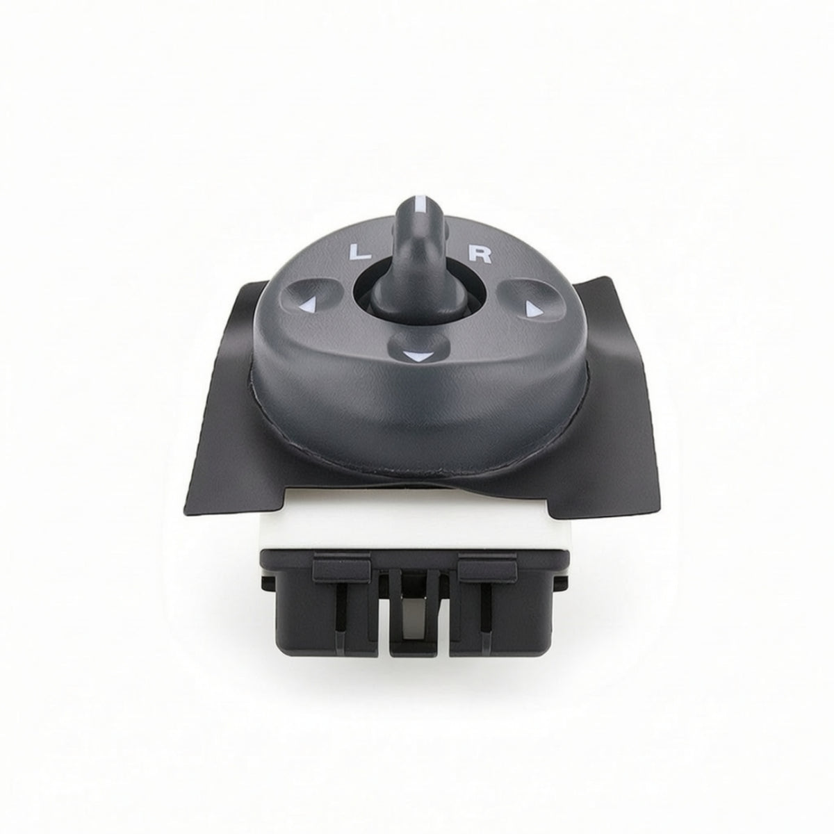 Black Side Mirror Control Switch Rotary Mirror Control Switch with Bezel OE Specifications Compatible for Mechanics