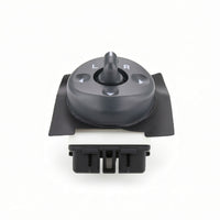 Black Side Mirror Control Switch Rotary Mirror Control Switch with Bezel OE Specifications Compatible for Mechanics