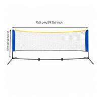 Easy to Assemble Sports Net System with Metal Frame Fast Setup Portable Sports Net Heavy-Duty for Driveway