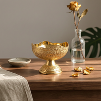 Fruit Bowl with Pedestal Base Decorative Pedestal Bowl Elegant Fruit Holder for Hosts