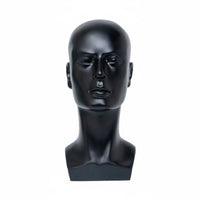 Realistic Features Male Mannequin Head Long-Lasting Hairpiece Display Stand for Trade Exhibition