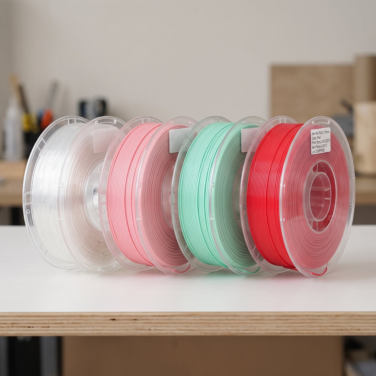PINRUI Food-Grade PLA 3D Printer Filament, 1kg Spool