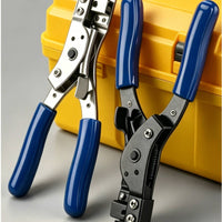 Cable Tie Tensioning and Cutting Tool Manual Cable Tie Tensioner with Cutter Ratcheting Pliers for Electricians, Electrical Work