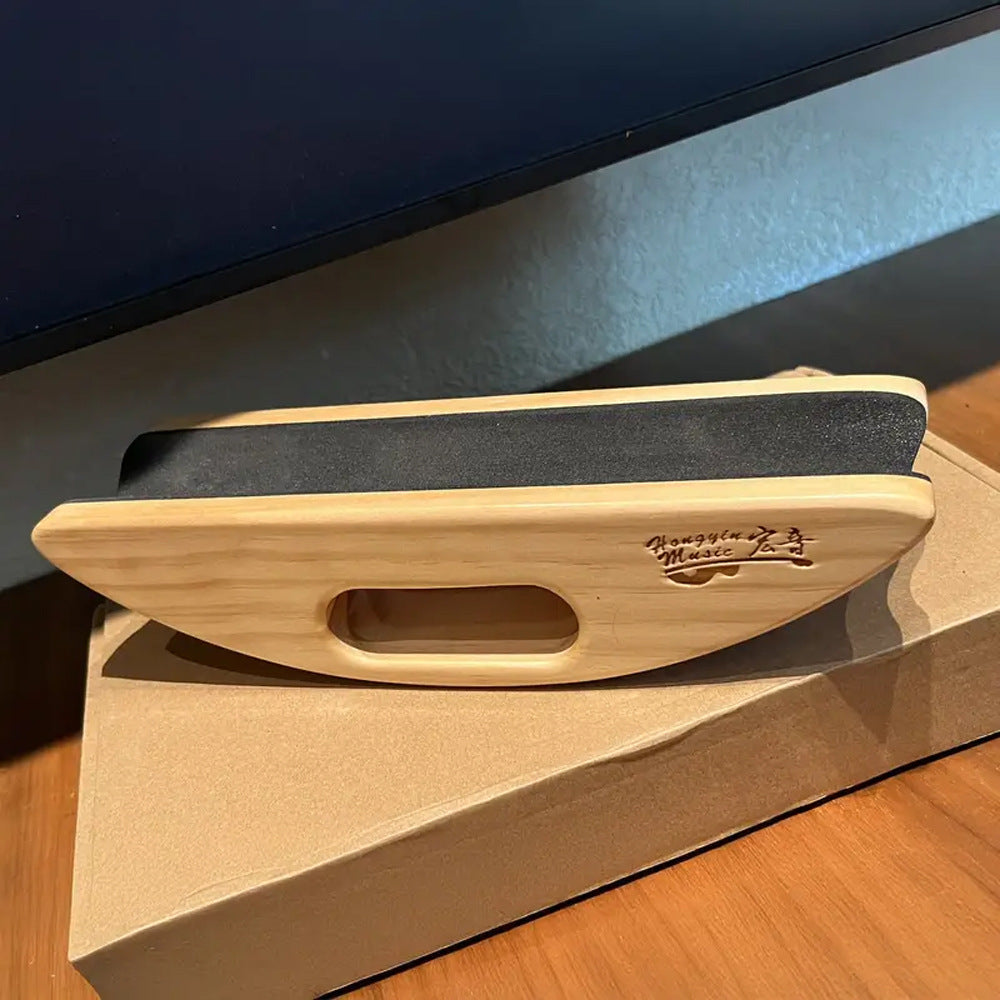 CALLOWAY Wooden Guitar Neck Rest, Half-Round Shape, for Electric and Acoustic Guitars