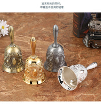Nordic Style Retro Metal Hand Bell for Restaurant or Bar