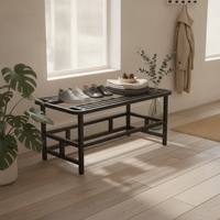 Over-Toilet Squatting Frame Non-Slip Bathroom Accessory Rust-Proof for Seniors