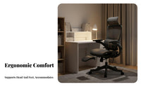 Highspine-Support Ergonomic Chair Adjustable Support Highspine-Support Mesh Chair with Headrest Reclining Spinerest Continuous