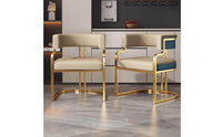 Comfortable Minimalist Salon Chair Ergonomic Design Upholstered Armchair Easy to Clean for Reception Area, Negotiation Room