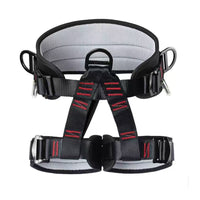 Sitting Half-Body Climbing Harness for Outdoor Climbing, Ice Climbing, Rappelling, Rescue, and Caving