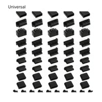 55 Pieces USB A Dust Stopper Snug Fit USB Port Dust Plug Flexible