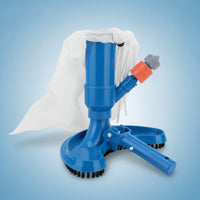 Pool Vacuum Head with Mesh Bag Manual Underwater Cleaner Deluxe for Small Pools