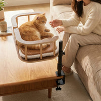 Feline Desk Bed No Install Table Clamp Feline Bed Easy Installation
