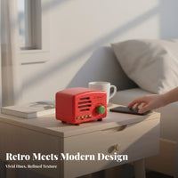 Retro Bluetooth Radio Vintage Inspired Design Portable Speaker Gift concept