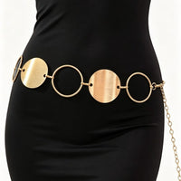 Elegant Bride Back Chain with Zircon Pendants