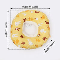 Soft Cat Cone Recovery with Cartoon Pattern, Soft Recovery Device After Surgery to Stop Licking, Drawstring Anti Bite Cat Recovery for Kittens