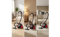 Strong Suction Corded Vacuum Cleaner High Power Canister Vacuum Cleaner Powerful Appliance Variable Speed for Homeowners, Apartment Renters, Home, Living Room