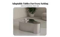 Sculptural Design Serpentine Coffee Table Flowing Lines Home Furnishing Luxury Feel Household Furniture distinctive Shape for Interior Designers, Apartment Dwellers, Hotel Lobby, Office Reception, Next to Sofa, Small Spaces