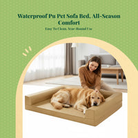 Waterproof pet sofa bed