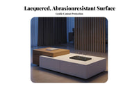 Minimalist design Coffee Table with Drawers Nordic Design Low Table with Drawer and Shelf Two-Ta single Finish Household Furniture Spacious Storage for Apartment Dwellers, Homeowners, Families, Living Room, Lounge Area, Home