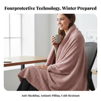 Shaggy Faux Throw No Shedding Shaggy Faux Wrap Machine easy to clean