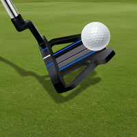 Stainless Steel Putter Practice Aid Zinc Alloy Putting Practice Tool No Assembly Required Putting Stroke Practice Aid Portable for Beginners