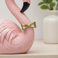 Flamingo Figurine Hand Painted Pink Flamingo Figurine Lifelike Details for Shelf