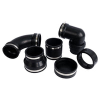 Sewer Waste Pipe Connection Kit with 3 Inch PVC Slip Fit Joint