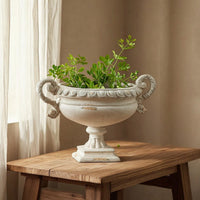 Urn Planter with Handles Vintage Pot Large for Mantel