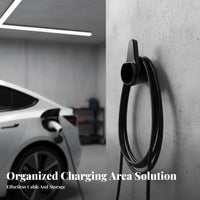 Electric Vehicle Charger Dock Tidy Organizer Electric Charger Connector Holder J1772 Connector Dock Anti-Rust Automotive