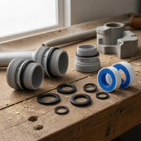 4 Pieces Sealing Rings Threaded Pool Hose Adapter PTFE Threaded Pool Hose Fitting Thread Seal Tape Stepped Barb Adapter