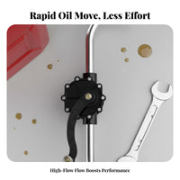 Manual Oil Pump Portable Hand Crank Drum Pump Leak-Proof Seal for Farm, Farmers