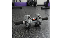 200 Kg Load Automatic Rebound Ab Wheel Foam Grip Rebound Ab Wheel 46 Cm Size Stable Design