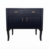 Single-Drawer End Table with Shelf Rustic Country look Nightstand Vintage Design Multi-Functional for Students, Hallway