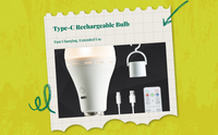 Dimmable LED hanging light, USB