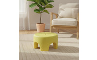 Textured Expanded Polypropylene Foam Stool Lightweight Stool with Finger Hole Compact Furniture Low-Height for Bathroom