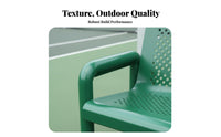 Sun Protection Sunshade Canopied Court Bench Integrated Side Table Sports Seating Weather-withstandant Outdoor Furnishing sturdy Construction for Spectators, Athletes, Families, racquet sport Courts, recreation Areas, Backyard