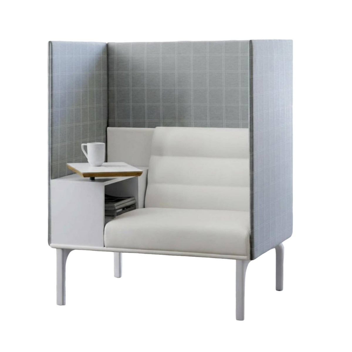 Acompanyustic Booth Chair Enclosed Design Highrear Sofa Companynfigurable Minimalist Design for Office Workers, Lobby, Lounge