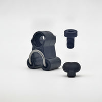 Folding Bike Clamp with Fixing Screw Small Head Tube Latch Clamp Replacement