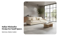 Sailboat-Shaped Couch Italian Italian design Sofa Minimalist design living Room Seating for residents, Families, Lounge Area, Office Reception, Bedroom