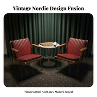 utilitarian Frame Loveseat Retro Design Sofa Comfortable Upholstery Ergonomic Support for Interior Designers, Balcony, Bedroom