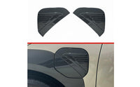 2 Pieces Decorative Gas Cap Cover Trim Shielding Charging Port Door Cover for Automaker bZ4X Owners