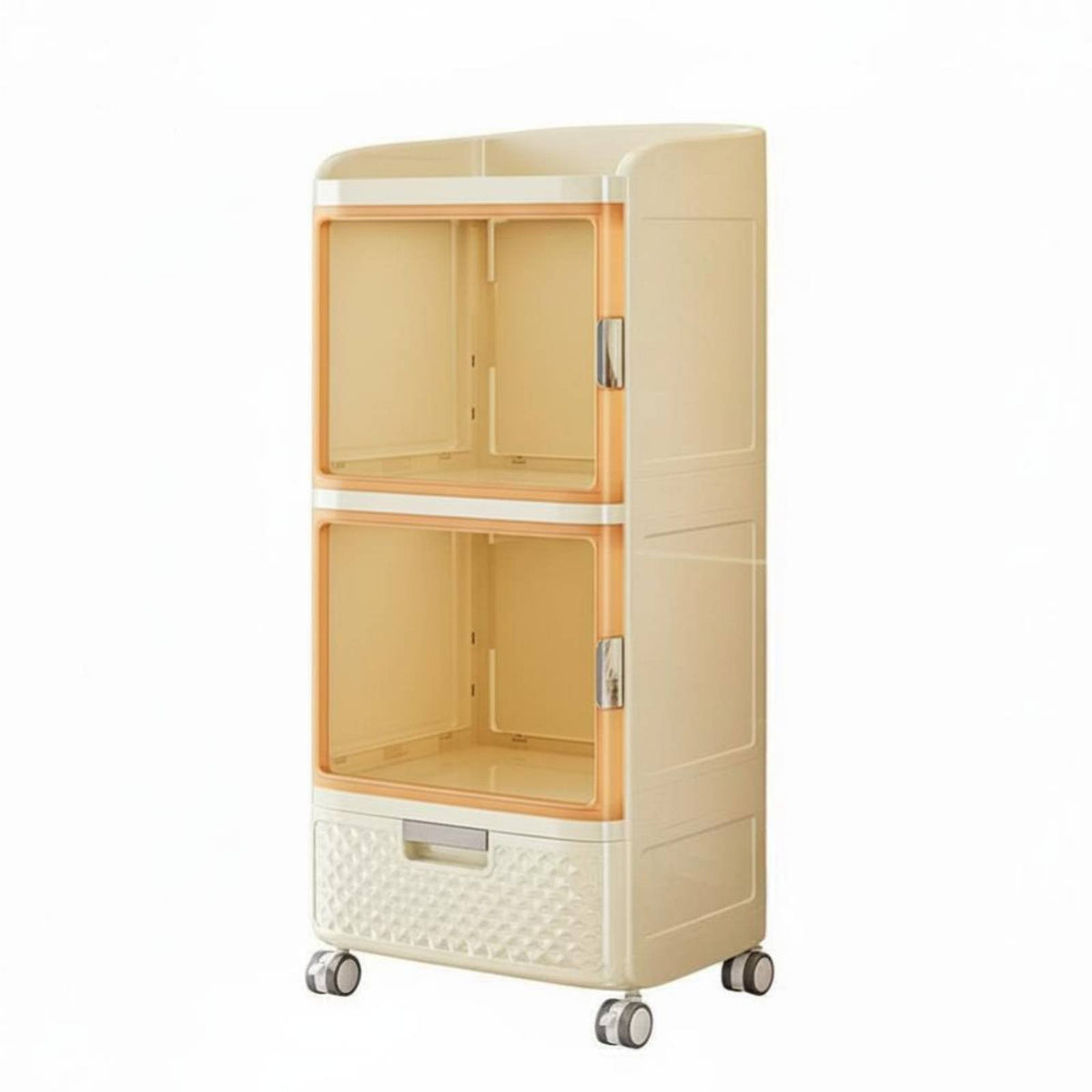 Narrow Rolling Cart Space-Saving Drawer Unit Multi-Purpose for Bedroom, Students