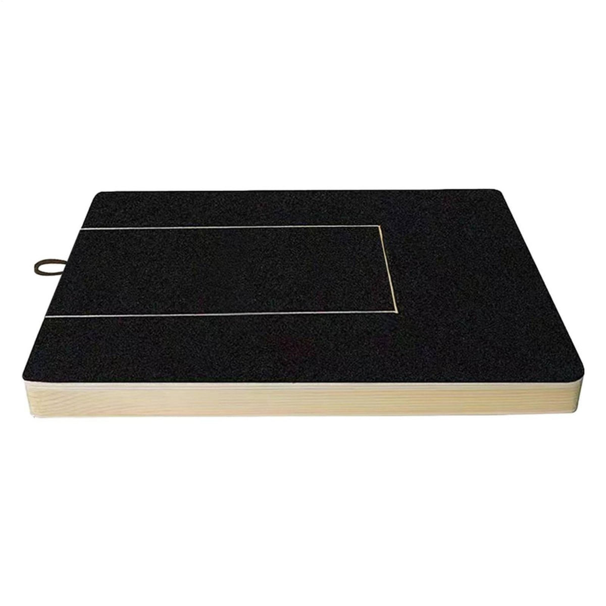 Dog Nail Scratching Pad Solid Wood Construction Dog Scratch Pad with Treat Drawer Mental Nail Filing Board with Treat Drawer