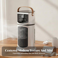 Low Noise USB Personal Air Cooler 3 Speeds USB Desk Cooler Large Water Reservoir for Office, Bedroom, Dorm Room