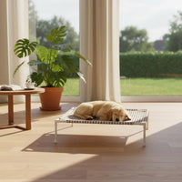 Elevated Pet Bed Easy to Assemble Washable Dog Cat Bed Portable for Summer