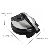 Multi-Purpose Electric Flatbread Appliance Easy to Clean Non-Stick Pancake Appliance Stable Base Electric Tortilla Press