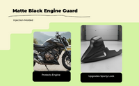 Carbon fiber engine guard, lightweight