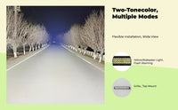 Waterproof flood bar for vehicles