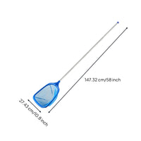 Pool Skimmer Net with Pole Fine Mesh Pool Skimmer with Pole Adjustable for Spas