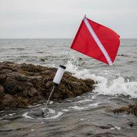 Diver down Flag Buoy Weighted Base Diver down Flag Buoyant for Lake, Divers
